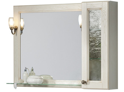 Настенное зеркало с шкафчиком "Марианна"