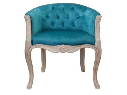 Низкие кресла "Kandy blue velvet"