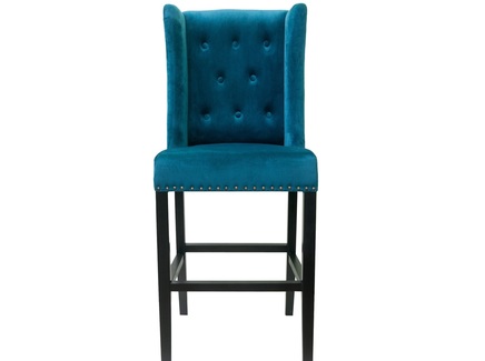 Барный стул "Skipton blue velvet"