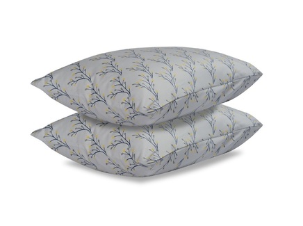 Комплект постельного белья двуспальный из сатина с принтом "Соцветие" из коллекции essential