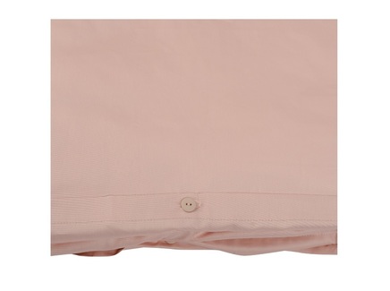 Комплект постельного белья двуспальный из сатина цвета пыльной розы из коллекции essential