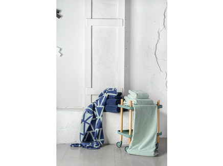 Полотенце банное мятного цвета из коллекции "Еssential" 90х150 см