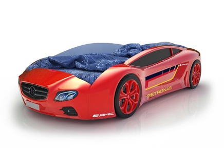 Кровать-машина "КарлСон Roadster Мерседес" с подсветкой дна и фар