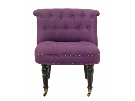 Низкое кресло для дома "Aviana purple"