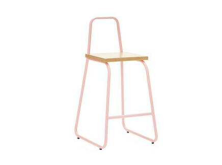 Полубарный стул "Bauhaus" с высокой спинкой