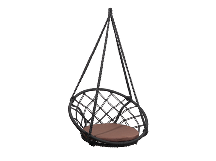 Складное кресло-кокон "AOSTA" с коричневой подушкой