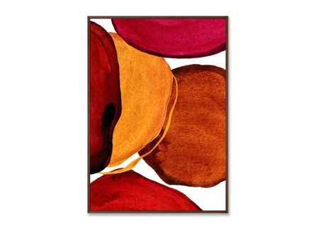 Репродукция картины на холсте "Forms and colors, composition No32"