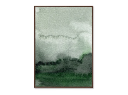 Репродукция картины на холсте "Fog in the mountains"
