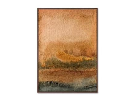 Репродукция картины на холсте "Landscape, August evening"