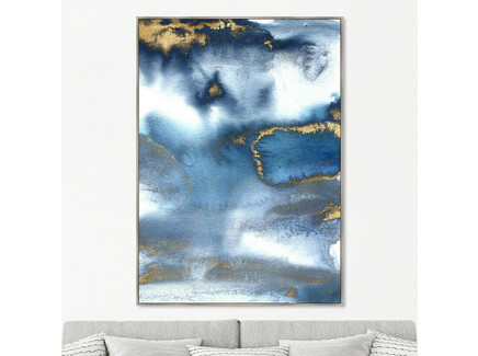 Репродукция картины на холсте "The stormy sky above the shore"