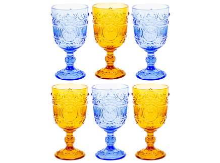 Комплект бокалов «Бельведер» (6 штук, 2 цвета)