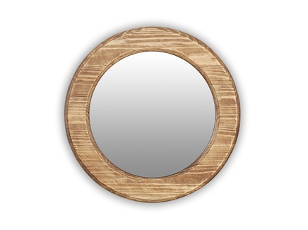Зеркало круглое в деревянной раме "Round40"
