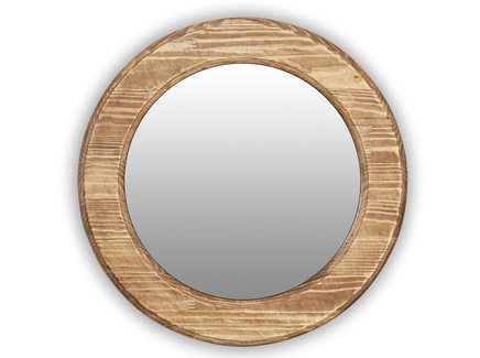 Зеркало круглое в деревянной раме "Round70"
