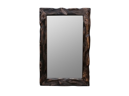 Зеркало в деревянной раме "Cube"