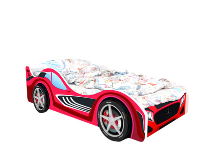 Кровать-машина "КарлСон Мерседес" (с объемными колесами и подсветкой)