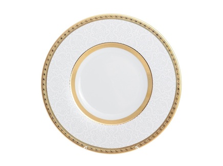 Блюдо круглое "Constanza Diamond White Gold" 32 см