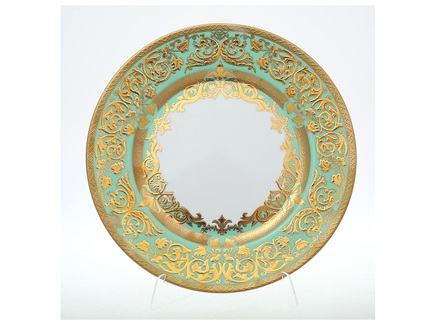 Набор тарелок "Natalia seladon gold" 28.5 см(6 шт)