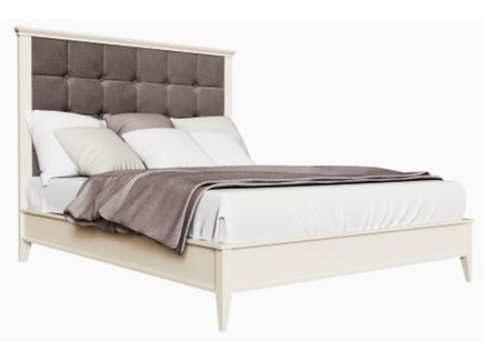 Кровать 120×200 с мягким изголовьем 