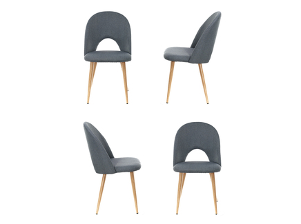 Комплект из 4-х стульев "Cleo" серый