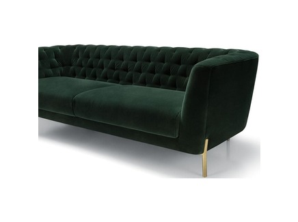 Темно-зеленый диван "VALENTIN"