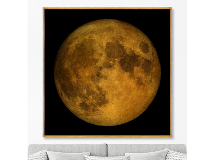 Репродукция картины на холсте Full Lunar, on a black