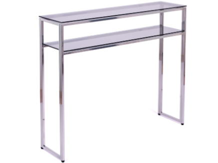 Консольный стол 1042-CS grey серебряный
