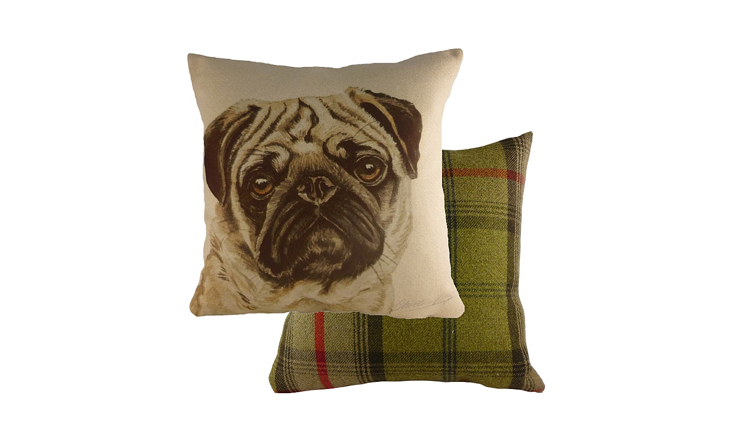    Waggydogs Pug - DG Home - DG Home <br> &quot;WAGGYDOGS PUG&quot;       . &amp;nbsp;    ,      .    , ,     .          !        .<br><br>Material: <br>Length : 43<br>Width : 43<br>Height : 6