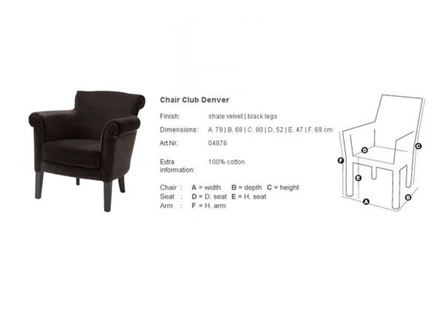 Кресло "Chair Club Denver"